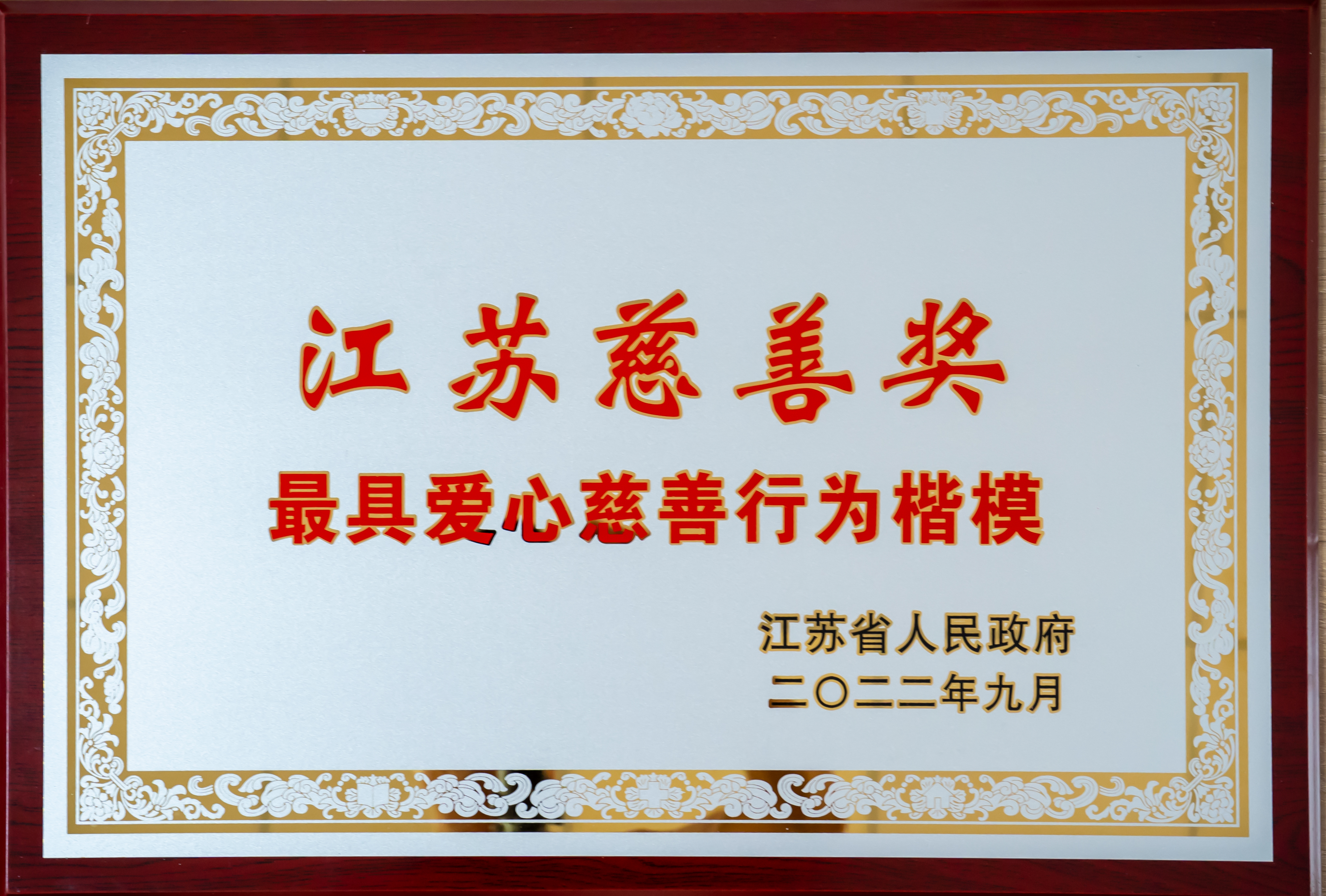 出租集團雷鋒車隊獲“江蘇慈善獎—最具愛心慈善行為楷模”